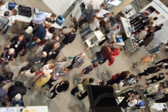 Publikumsandrang in der Haupthalle der ETH Zürich