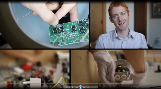 Screenshot Image Video Departement Physik der ETH Zürich